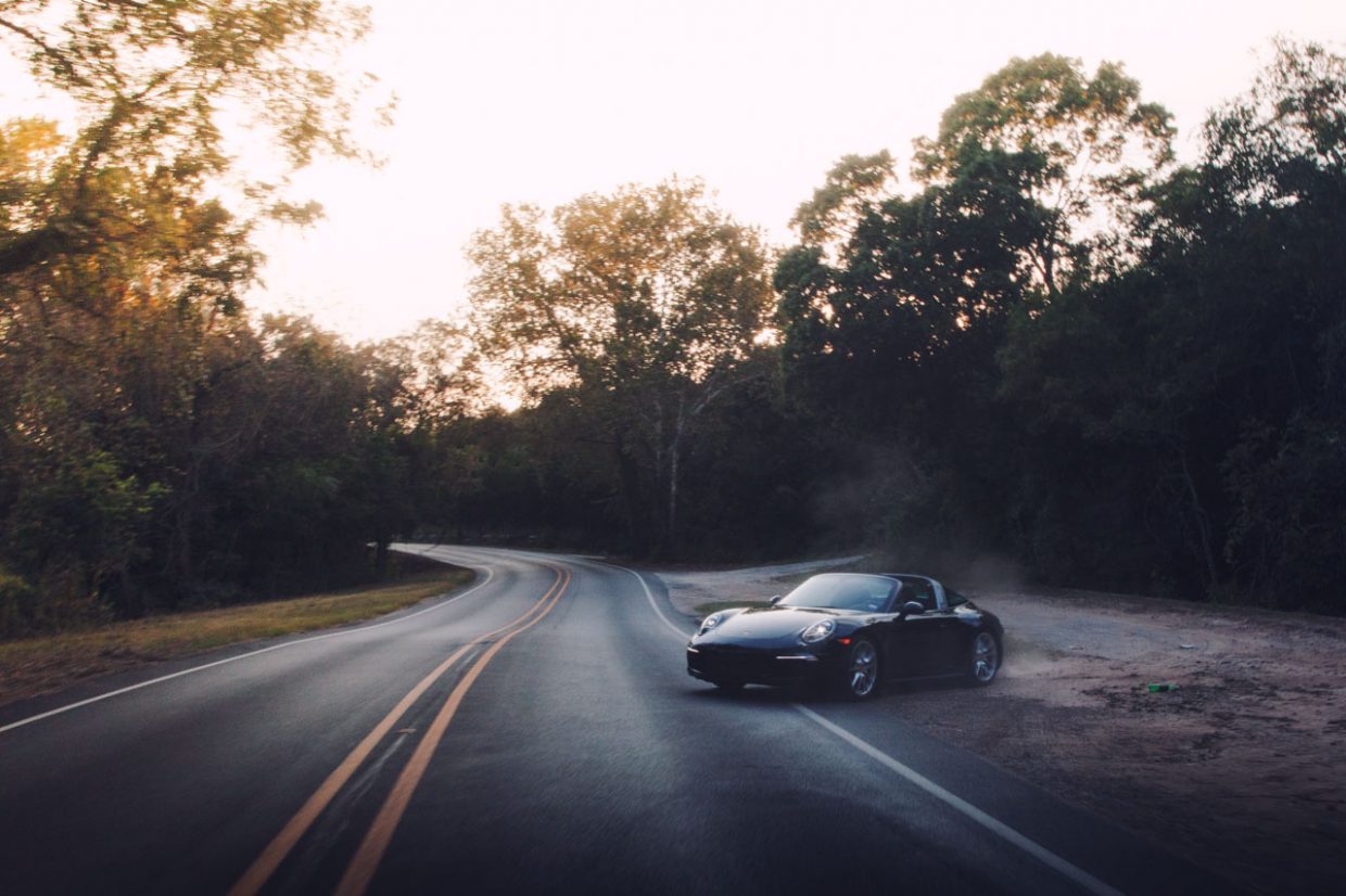New Porsche 911 Targa AWD in black